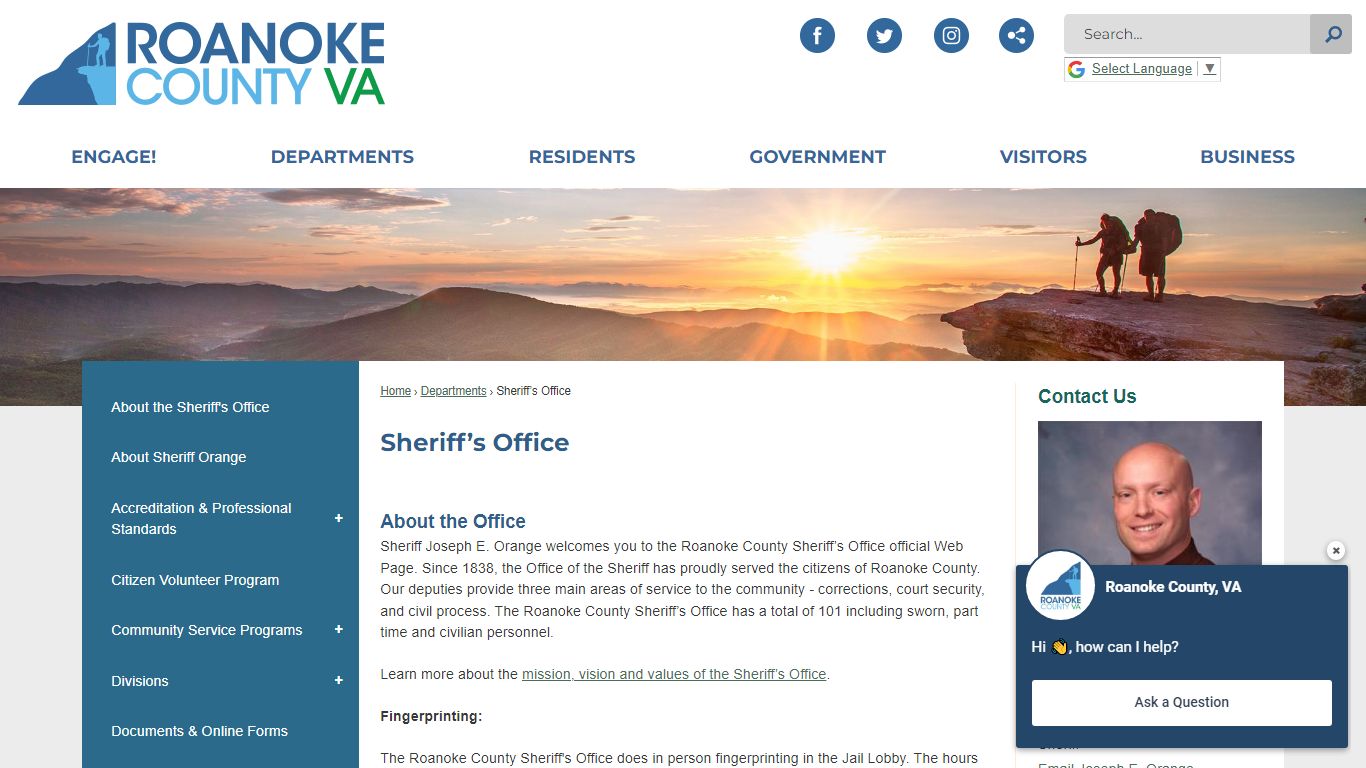 Sheriff’s Office | Roanoke County, VA - Official Website